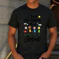 I Teach Tiny Humans About Jesus Sunday School Teacher Men's Casual T-Shirt Dark Grey