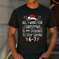 Teacher 67 Christmas Six Seven 6-7 For Men Women Humor Men's Casual T-Shirt Dark Grey Teacher 67 Christmas Six Seven 6-7 For Men Women Humor Men's Casual T-Shirt Dark Grey