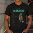 I Am A Teacher Alcoholic Cat Beer Feline Men Women Men's Casual T-Shirt Dark Grey