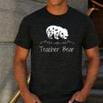 Teacher Bear For Educators Teacher Appreciation Men's Casual T-Shirt Dark Grey Teacher Bear For Educators Teacher Appreciation Men's Casual T-Shirt Dark Grey
