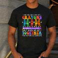 Teacher We Are Like A Box Of Crayons Back To School Men Women Kids Men's Casual T-Shirt Dark Grey Teacher We Are Like A Box Of Crayons Back To School Men Women Kids Men's Casual T-Shirt Dark Grey