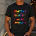 Teacher We Are Like a Box Of Crayons Back To School Men's Casual T-Shirt Dark Grey Teacher We Are Like a Box Of Crayons Back To School Men's Casual T-Shirt Dark Grey
