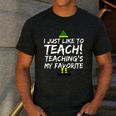 Teacher Christmas Teaching Is My Favorite Men's Casual T-Shirt Dark Grey Teacher Christmas Teaching Is My Favorite Men's Casual T-Shirt Dark Grey