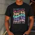 Teacher Dear Students Behind Me 1st Day Of School On Back Men's Casual T-Shirt Dark Grey Teacher Dear Students Behind Me 1st Day Of School On Back Men's Casual T-Shirt Dark Grey