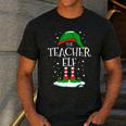 The Teacher Elf Christmas Family Matching Xmas Group For Men Women Men's Casual T-Shirt Dark Grey The Teacher Elf Christmas Family Matching Xmas Group For Men Women Men's Casual T-Shirt Dark Grey