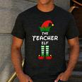 The Teacher Elf Family Matching Group Idea Christmas Men's Casual T-Shirt Dark Grey The Teacher Elf Family Matching Group Idea Christmas Men's Casual T-Shirt Dark Grey