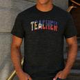 Teacher Filipino Vintage Heritage DNA Flag Men's Casual T-Shirt Dark Grey Teacher Filipino Vintage Heritage DNA Flag Men's Casual T-Shirt Dark Grey