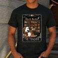 The Teacher Ghost Book Reading Books Lover Halloween Men's Casual T-Shirt Dark Grey