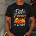 Teacher Halloween Pre-K Teacher Kindergarten Cutest Pumpkins Men's Casual T-Shirt Dark Grey Teacher Halloween Pre-K Teacher Kindergarten Cutest Pumpkins Men's Casual T-Shirt Dark Grey