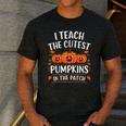 Teacher Halloween I Teach The Cutest Pumpkins In The Patch Men's Casual T-Shirt Dark Grey Teacher Halloween I Teach The Cutest Pumpkins In The Patch Men's Casual T-Shirt Dark Grey