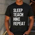 Teacher Hiking Shirt Teaching Hiker T Shirt Men's Casual T-Shirt Dark Grey