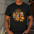 Teacher Life Back To School It's A Great A Day To Be A Lion Men's Casual T-Shirt Dark Grey Teacher Life Back To School It's A Great A Day To Be A Lion Men's Casual T-Shirt Dark Grey