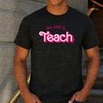 Teacher Life My Job Is Teach Men's Casual T-Shirt Dark Grey Teacher Life My Job Is Teach Men's Casual T-Shirt Dark Grey