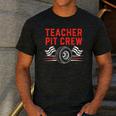 Teacher Pit Crew Race Car Driver Costume Men Women Kids Men's Casual T-Shirt Dark Grey