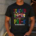 Teacher Of Pre K Superheroes Teacher New School Year Men Women Men's Casual T-Shirt Dark Grey Teacher Of Pre K Superheroes Teacher New School Year Men Women Men's Casual T-Shirt Dark Grey