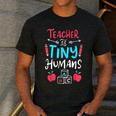 Teacher Preschool Pre K Kindergarten Men's Casual T-Shirt Dark Grey