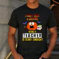 Being a Teacher Is Scary Enough Halloween Men's Casual T-Shirt Dark Grey Being a Teacher Is Scary Enough Halloween Men's Casual T-Shirt Dark Grey