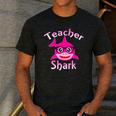 Teacher Shark Female Teacher Men's Casual T-Shirt Dark Grey Teacher Shark Female Teacher Men's Casual T-Shirt Dark Grey