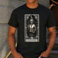 The Teacher Skeleton Tarot Card Men's Casual T-Shirt Dark Grey The Teacher Skeleton Tarot Card Men's Casual T-Shirt Dark Grey