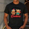 Teacher Of Smart Cookies Cute Gingerbread Teacher Christmas Men's Casual T-Shirt Dark Grey Teacher Of Smart Cookies Cute Gingerbread Teacher Christmas Men's Casual T-Shirt Dark Grey