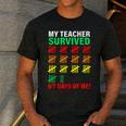 My Teacher Survived 67 Days Of Me School Kids Costume Men's Casual T-Shirt Dark Grey My Teacher Survived 67 Days Of Me School Kids Costume Men's Casual T-Shirt Dark Grey