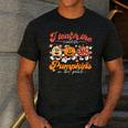 Teacher I Teach The Cutest Pumpkins In The Patch Fall Autumn Men's Casual T-Shirt Dark Grey
