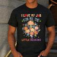 Teacher Teaching I Love My Job For All The Little Reasons Men's Casual T-Shirt Dark Grey