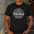 Teacher Thankful Blessed & Kind Of A Mess Hearts Cute Men's Casual T-Shirt Dark Grey Teacher Thankful Blessed & Kind Of A Mess Hearts Cute Men's Casual T-Shirt Dark Grey