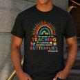 Teacher The Wonder Of Teaching Is Watching Caterpillar Men's Casual T-Shirt Dark Grey Teacher The Wonder Of Teaching Is Watching Caterpillar Men's Casual T-Shirt Dark Grey