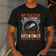 My Teacher Was Wrong I Get Paid To Stare Out The Window Men's Casual T-Shirt Dark Grey My Teacher Was Wrong I Get Paid To Stare Out The Window Men's Casual T-Shirt Dark Grey
