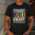 Teacher's Assistant Straight Outta Energy Teaching Tie Dye For Men Women Men's Casual T-Shirt Dark Grey Teacher's Assistant Straight Outta Energy Teaching Tie Dye For Men Women Men's Casual T-Shirt Dark Grey