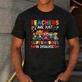 Teachers Are Just Superheroes In Disguise Back To School Men's Casual T-Shirt Dark Grey