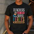 Teachers Are Just Superheroes In Disguise Back To School Men's Casual T-Shirt Dark Grey Teachers Are Just Superheroes In Disguise Back To School Men's Casual T-Shirt Dark Grey