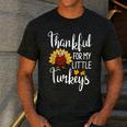 Teachers Thanksgiving Thankful For My Little Turkeys Men's Casual T-Shirt Dark Grey Teachers Thanksgiving Thankful For My Little Turkeys Men's Casual T-Shirt Dark Grey