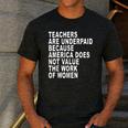 Teachers Are Underpaid Because America Does Not Value Men Women Men's Casual T-Shirt Dark Grey Teachers Are Underpaid Because America Does Not Value Men Women Men's Casual T-Shirt Dark Grey