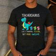 Teachersaurus Like A Normal Teacher But More Awesome Men's Casual T-Shirt Dark Grey Teachersaurus Like A Normal Teacher But More Awesome Men's Casual T-Shirt Dark Grey