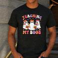 Teaching My Boos Cute Spooky Ghost Teacher Halloween Women Men's Casual T-Shirt Dark Grey Teaching My Boos Cute Spooky Ghost Teacher Halloween Women Men's Casual T-Shirt Dark Grey