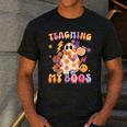 Teaching My Boos Ghost Halloween Costumes Teacher Men Women Men's Casual T-Shirt Dark Grey Teaching My Boos Ghost Halloween Costumes Teacher Men Women Men's Casual T-Shirt Dark Grey