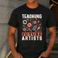 Teaching Future Artists For Art Teachers And Lovers For Men Women Girls Kids Men's Casual T-Shirt Dark Grey