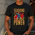 Teaching Is My Super Power Superhero Teacher Men's Casual T-Shirt Dark Grey Teaching Is My Super Power Superhero Teacher Men's Casual T-Shirt Dark Grey