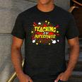 Teaching Is My Superpower Retro Comic Teacher Men's Casual T-Shirt Dark Grey Teaching Is My Superpower Retro Comic Teacher Men's Casual T-Shirt Dark Grey