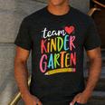 Team Kindergarten Teacher Student Back To School Men's Casual T-Shirt Dark Grey Team Kindergarten Teacher Student Back To School Men's Casual T-Shirt Dark Grey
