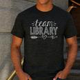 Team Library Tee Teacher Student Back To School Men's Casual T-Shirt Dark Grey Team Library Tee Teacher Student Back To School Men's Casual T-Shirt Dark Grey