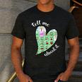 Tell Me About It Speech Pathology Aac Sped Teacher Men's Casual T-Shirt Dark Grey