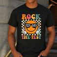 Test Day Rock The Test Teacher Testing Day You Got This Men's Casual T-Shirt Dark Grey