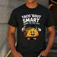 Test Day Teacher Shirt Motivational Testing Day Taco Testing Men's Casual T-Shirt Dark Grey