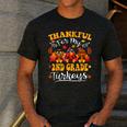 Thankful For My 2nd Grade Turkeys Thanksgiving Teacher Fall Men's Casual T-Shirt Dark Grey Thankful For My 2nd Grade Turkeys Thanksgiving Teacher Fall Men's Casual T-Shirt Dark Grey