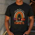 Thankful For My 5th Grade Turkeys Thanksgiving Teacher Men's Casual T-Shirt Dark Grey Thankful For My 5th Grade Turkeys Thanksgiving Teacher Men's Casual T-Shirt Dark Grey