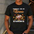 Thankful For My Dance Students Thanksgiving Turkey Teacher For Men Women Girls Kids Men's Casual T-Shirt Dark Grey