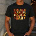 In My Thankful Teacher Era Autumn Thanksgiving Fall Season Men's Casual T-Shirt Dark Grey In My Thankful Teacher Era Autumn Thanksgiving Fall Season Men's Casual T-Shirt Dark Grey